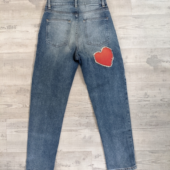 Revice Denim Mon Amour Sugar Wash Crop High Rise Jeans - Picture 10 of 10